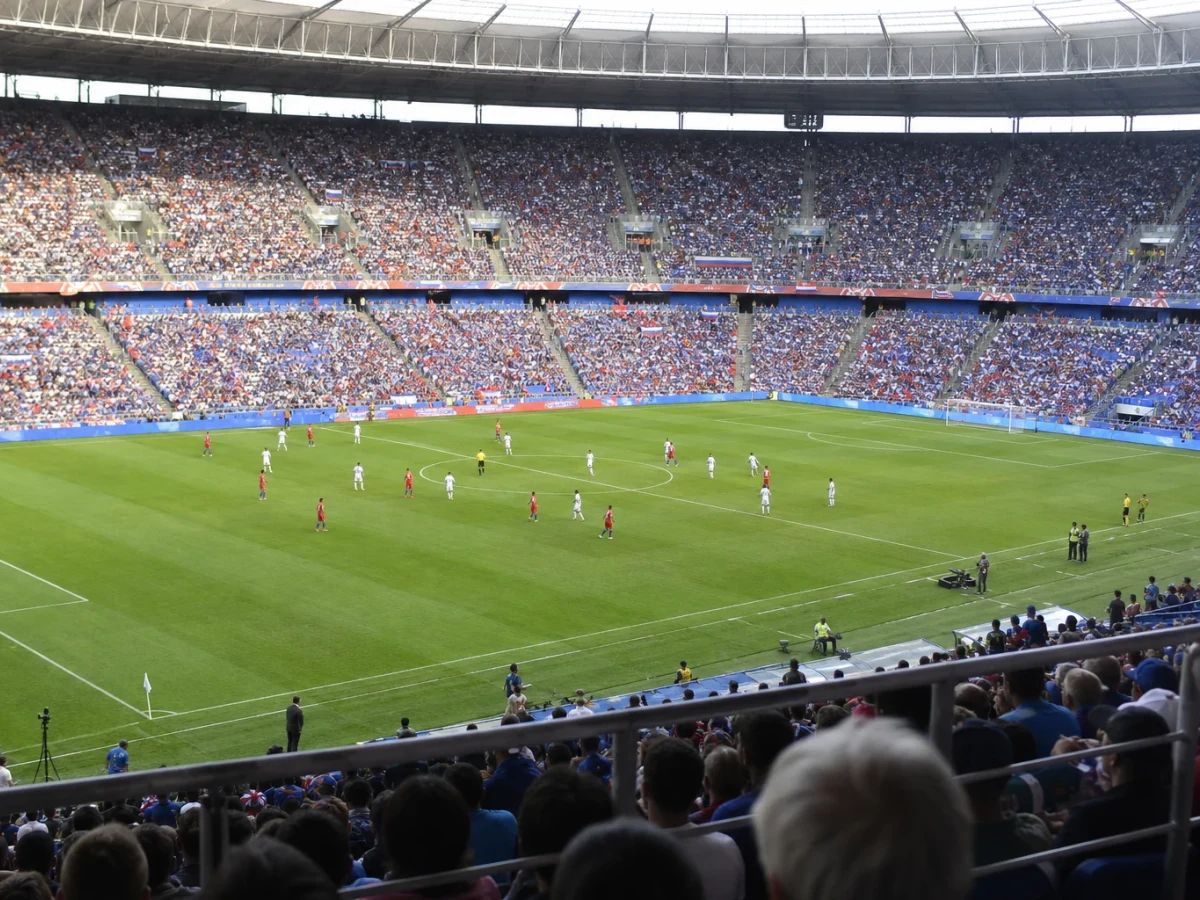 Illustrationsbild från en fotbollsarena under ett mästerskap.