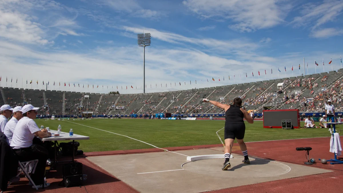 Illustrationsbild från en olympisk arenamiljö.