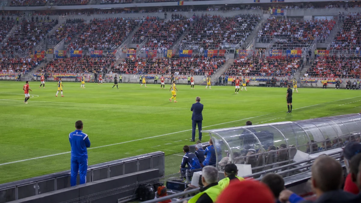 Illustrationsbild från en fotbollsarena under ett mästerskap.