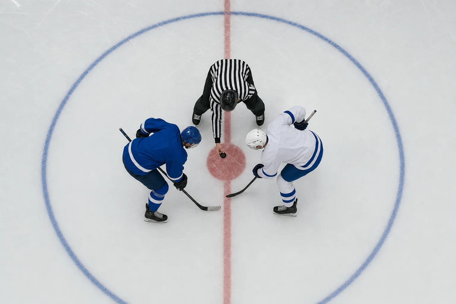 Nedsläpp mellan två ishockeylag i Hockey-VM 2027